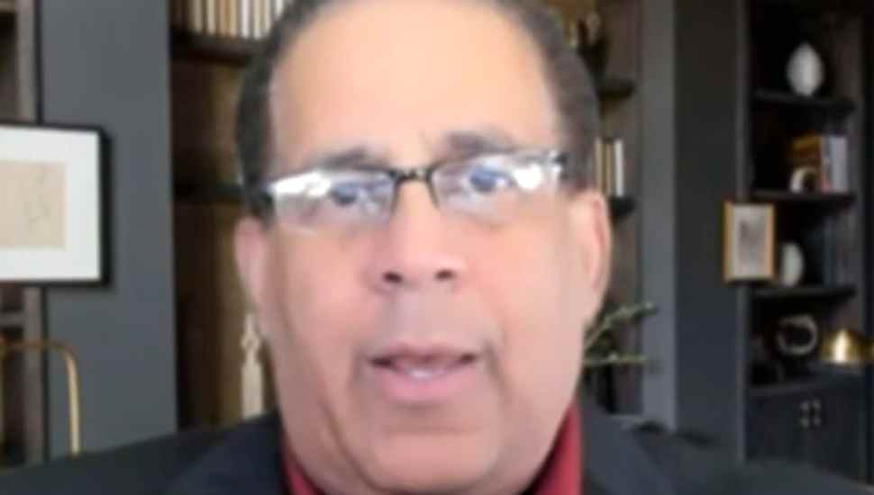 bald man with glasses