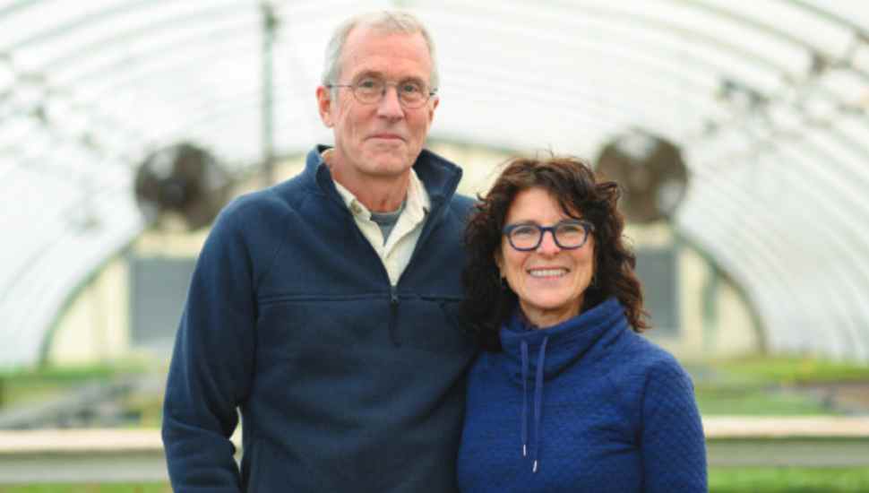 couple in blue