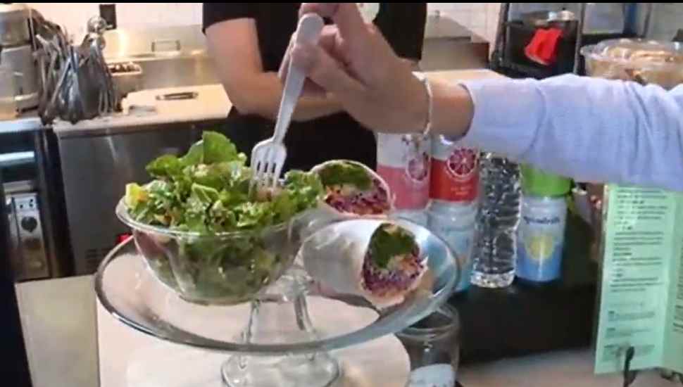 fork in a salad