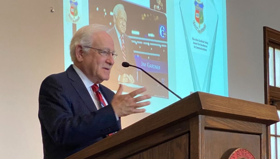 Action News’ Jim Gardner Honored at Saint Charles Borromeo Seminary in Wynnewood