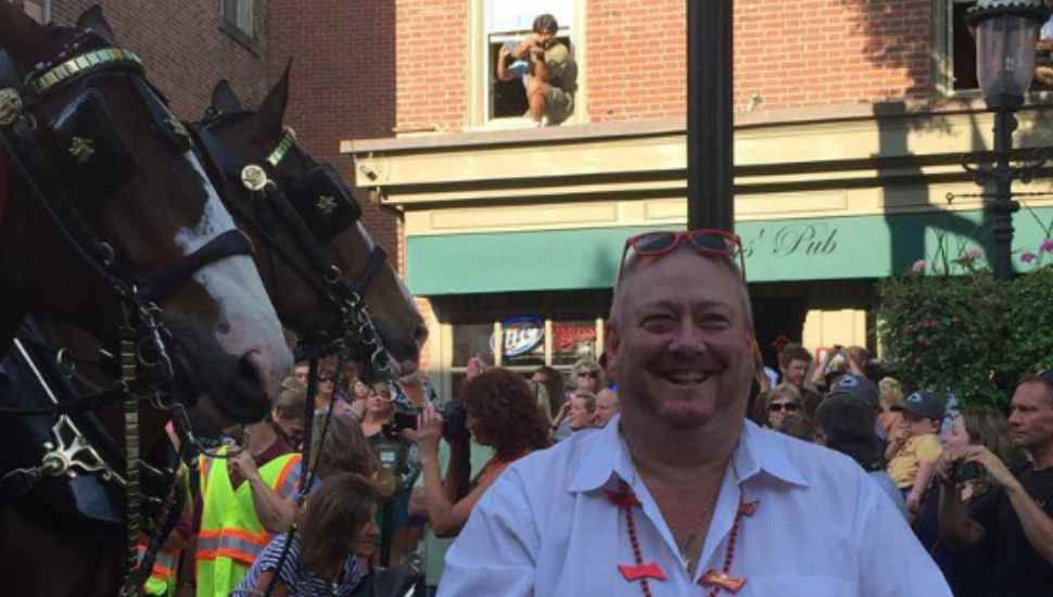 man with horses