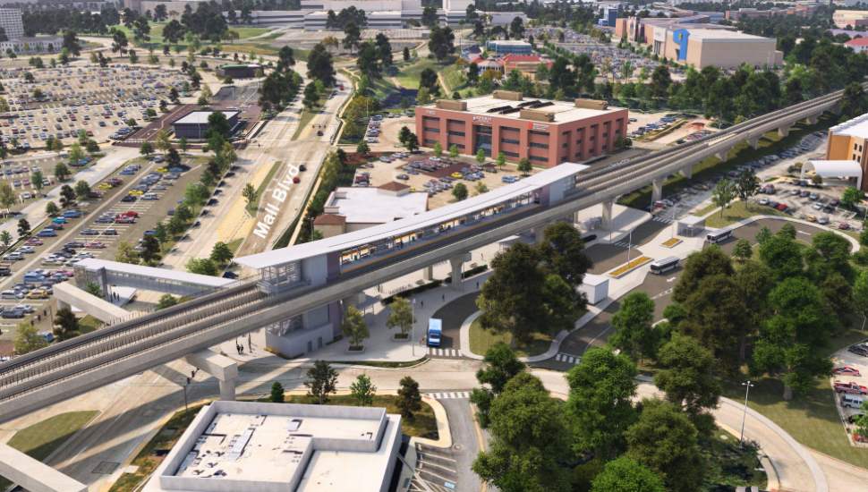 rail car over highways