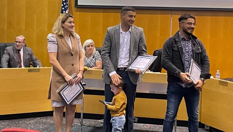 Bucks County Family Honored for Saving a Young Boy From Drowning