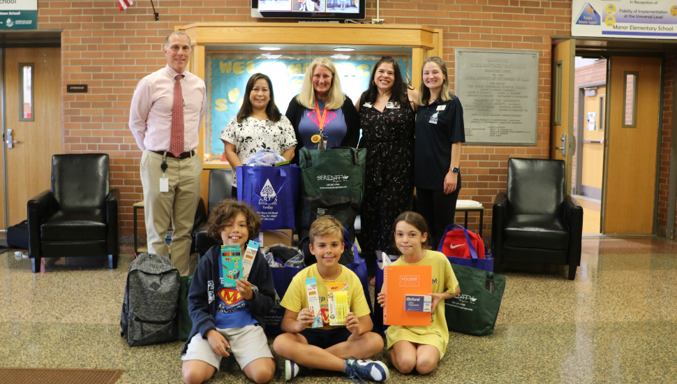 This Bucks County Elementary School Received a Donation From a Local Retirement Facility