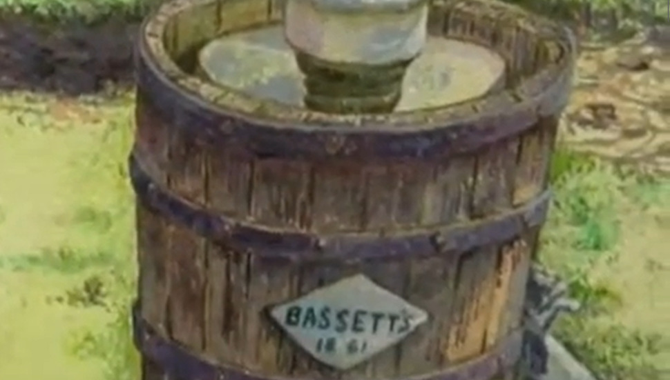 barrel with brand name on it