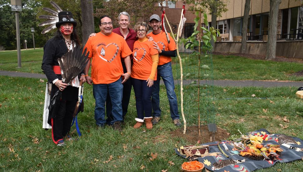 Gwynedd Mercy University Tree Planting Remembers Indigenous Children