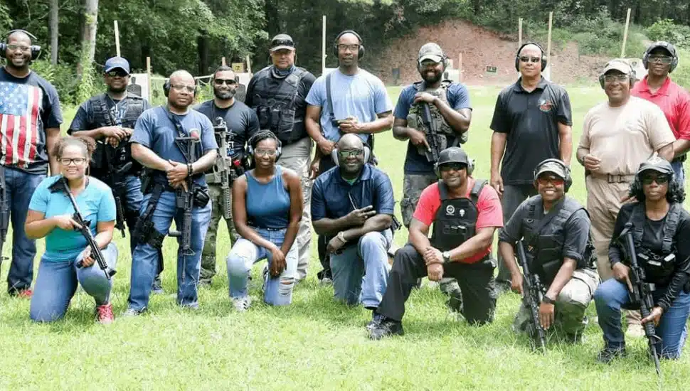 Members of the National African American Gun Association.