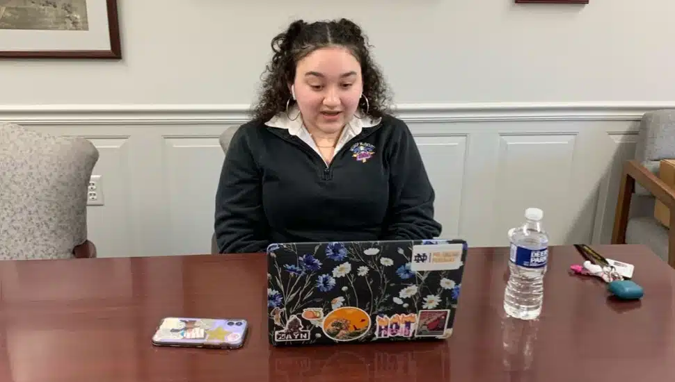 Archbishop Wood High School Senior Addresses Local Schools to Discuss Important Scholarship