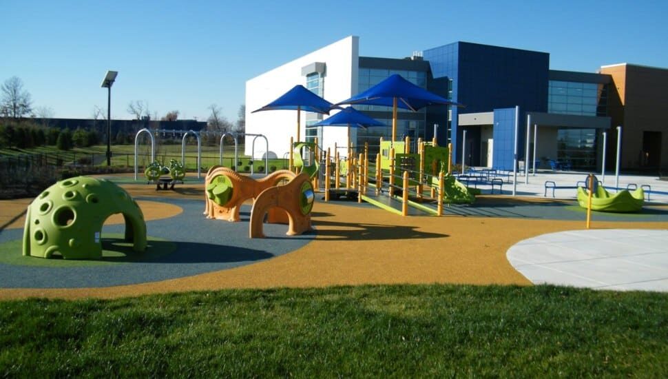 Equipment for an inclusive playground