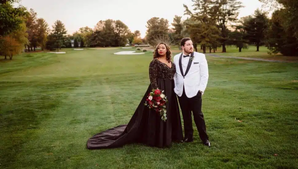 Couple Celebrates ‘Nightmare Before Christmas’-Themed Wedding at Northampton Valley Country Club