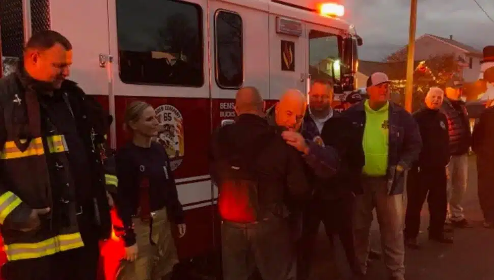 Bensalem Firefighter Returns Home to Applause, Community Support After Being Injured in a Recent Fire