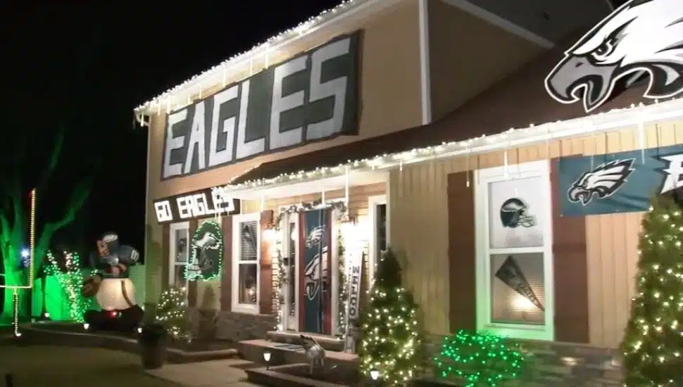Langhorne Man Decorates His Home From Head to Toe to Celebrate Eagles’ Playoff Run