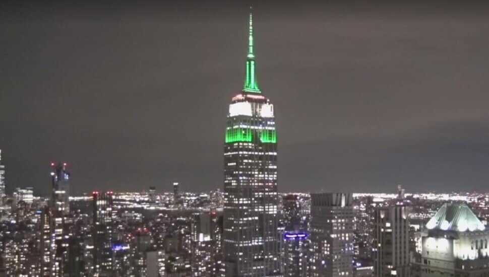 Empire State Building in Eagle Green