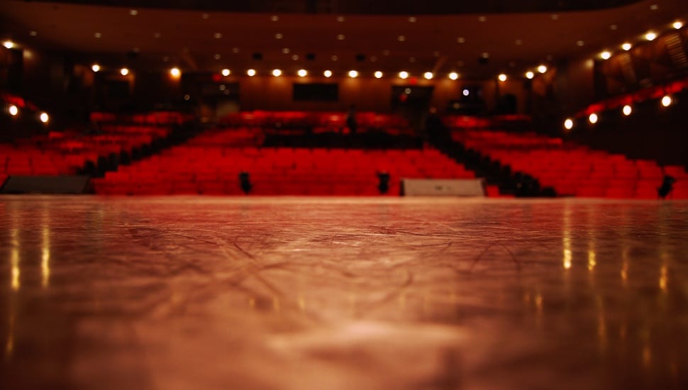 A stage