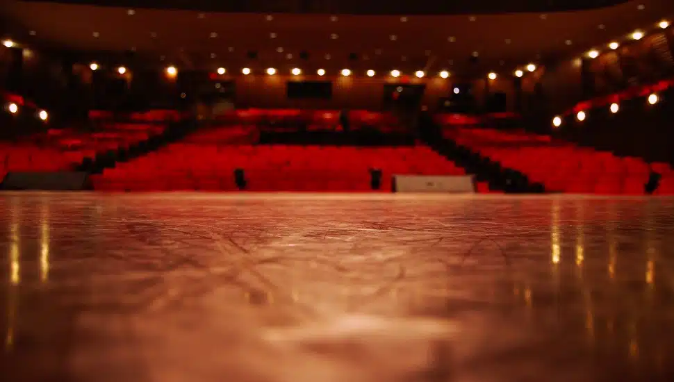 A stage