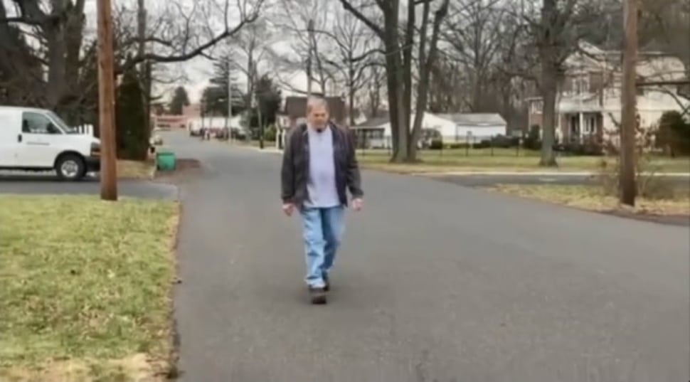 Ron Mroz of Bensalem up and walking again after successful back surgery