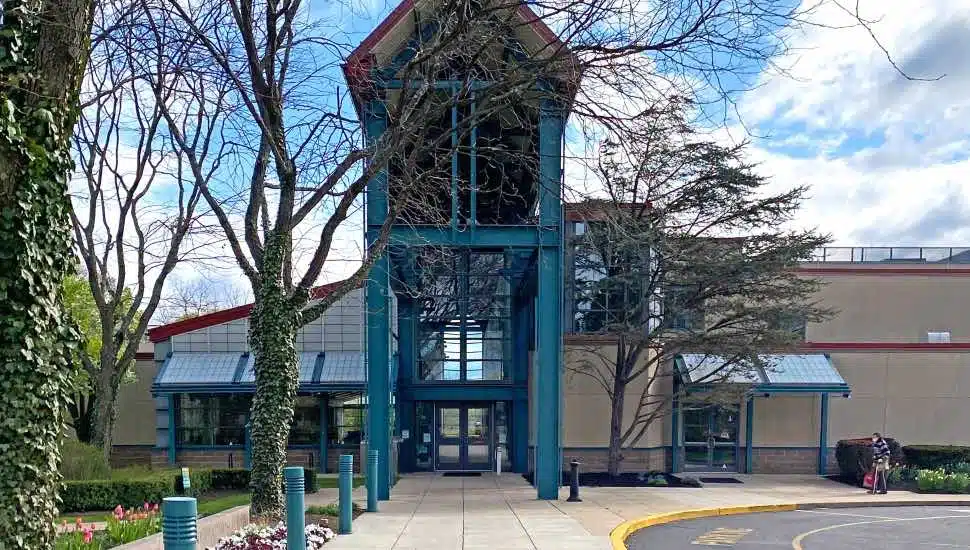 The exterior of the Doylestown library.