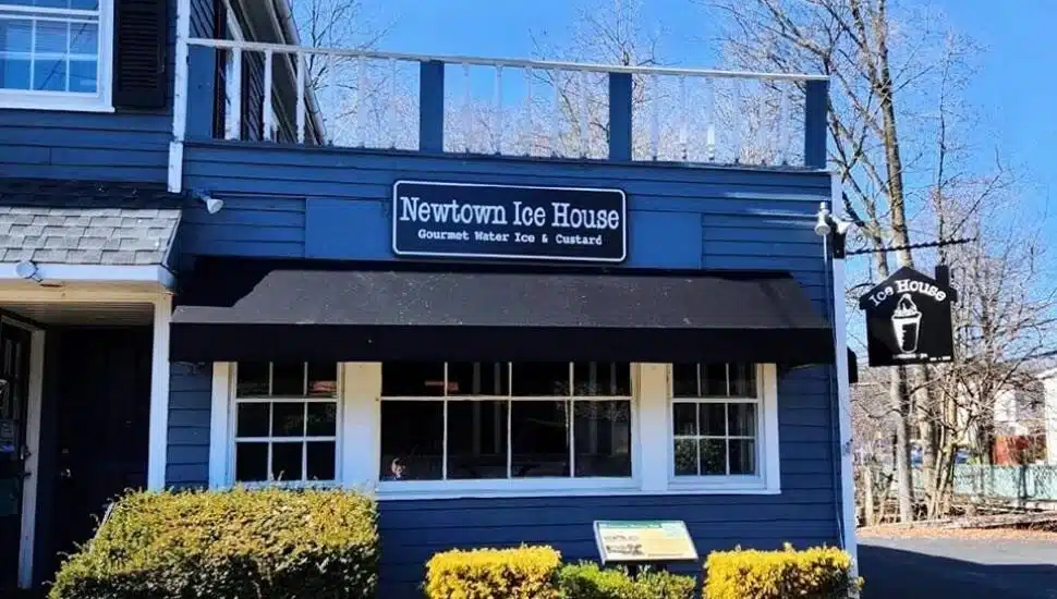 The exterior of the Newtown Ice House