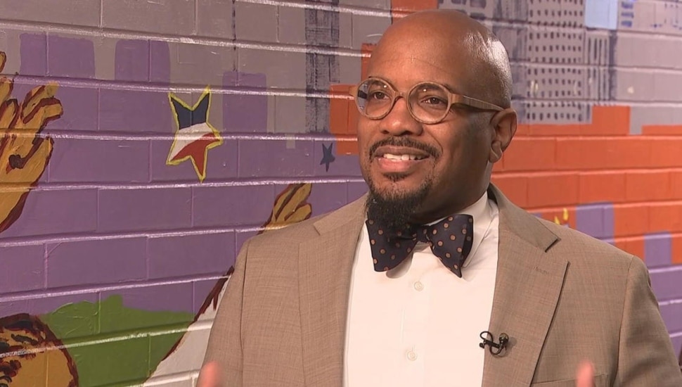 Alphonso Evans, principal of Allen M. Stearne Elementary School