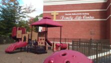 The Treasure Lake Church "God's LIttle Treasures" preschool playground