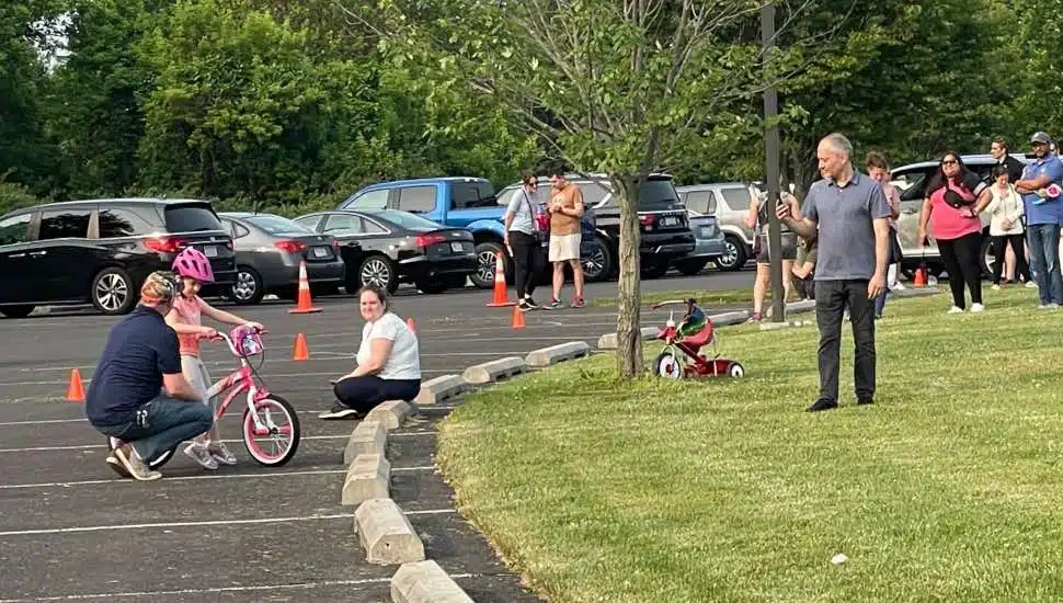 Bucks County Police Work with Organizations to Teach Young Residents How to Ride Bikes