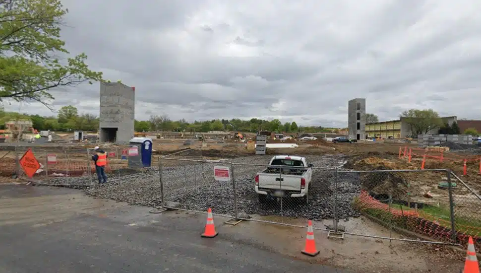Work Continues on Luxury Apartments at Oxford Valley Mall in Middletown