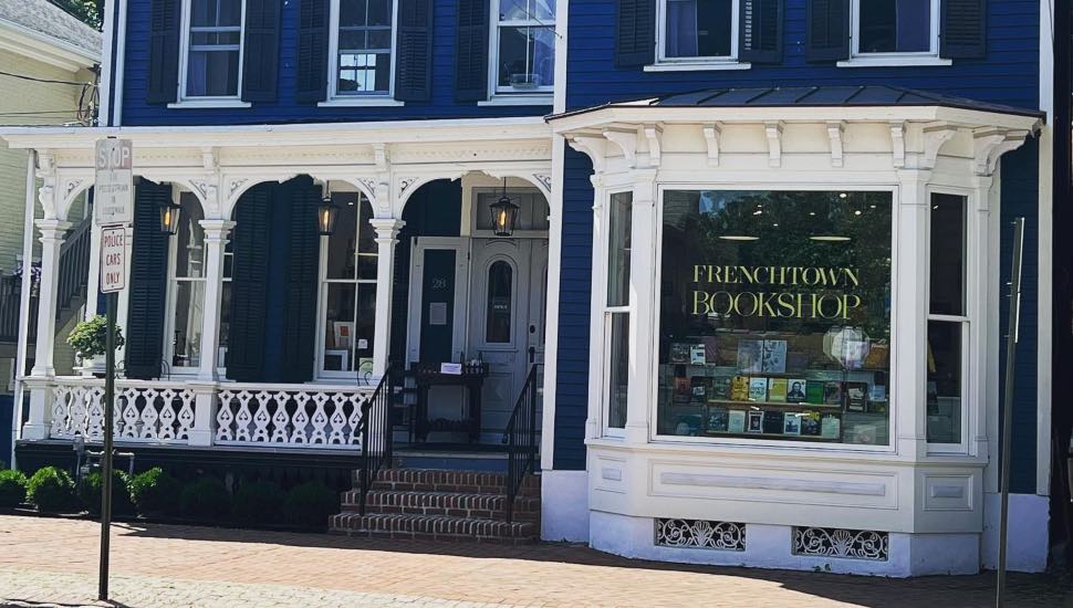 The exterior of the Frenchtown Bookshop in Frenchtown, New Jersey