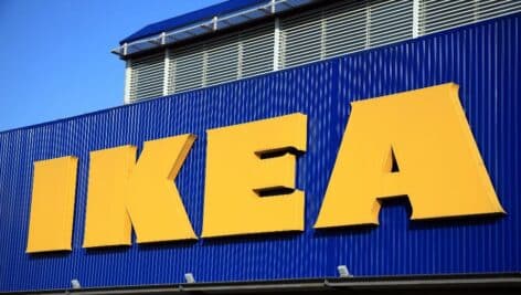 An IKEA sign