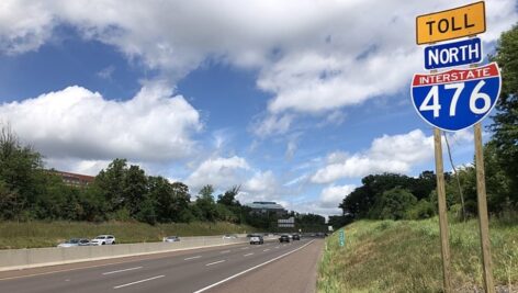 Interstate-476 sign.