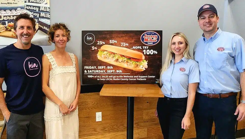 The owners of Kin at a Jersey Mike's