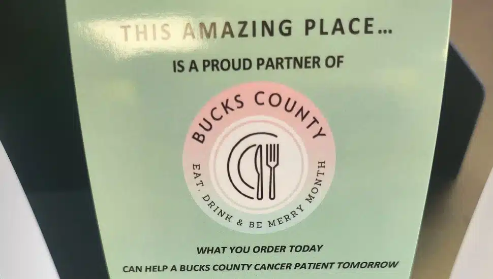 A sign promoting Kin's initiative