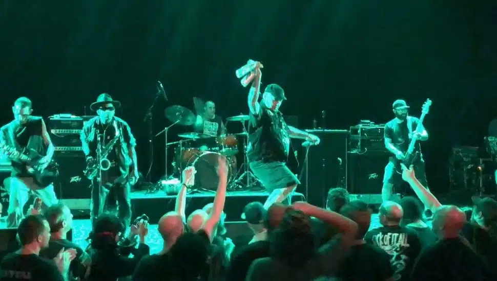 The band Murphy's Law performing on stage