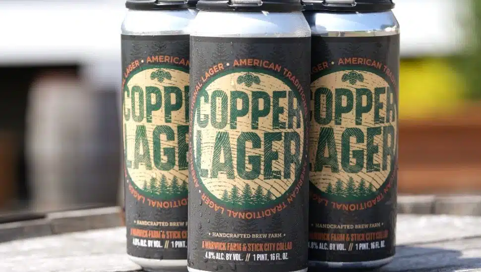 Cans of beer from Warwick Farm Brewing.