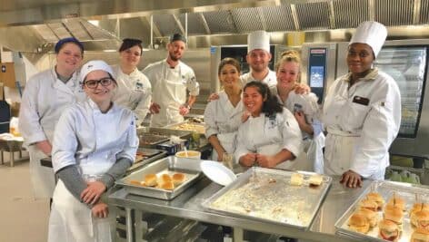 Members of the culinary program at Bucks County Community College