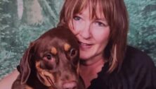 Susan Barnhart with her dog