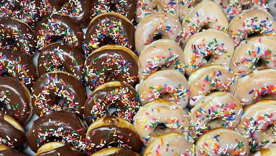An assortment of doughnuts