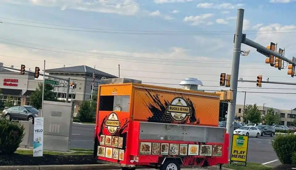 A Bucks Gyro Halal Food truck in Warminster