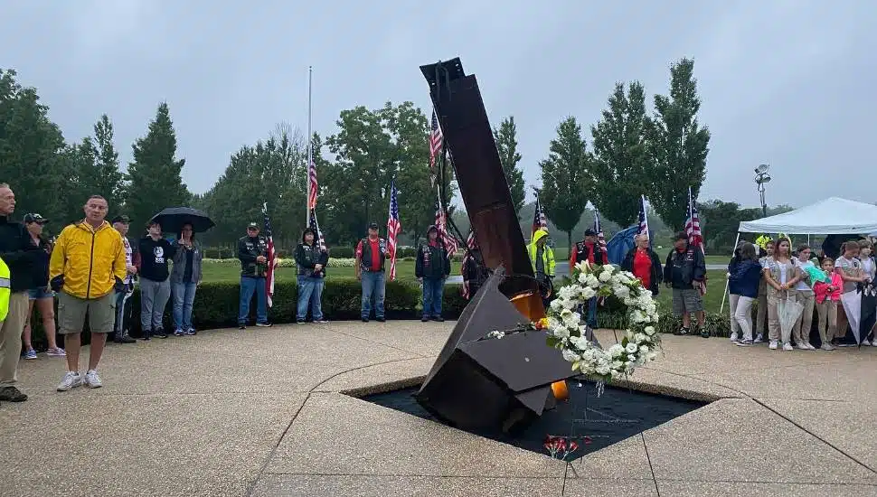 Last year's commemoration in Yardley