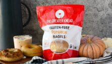 A bag of The Greater Kind bagels