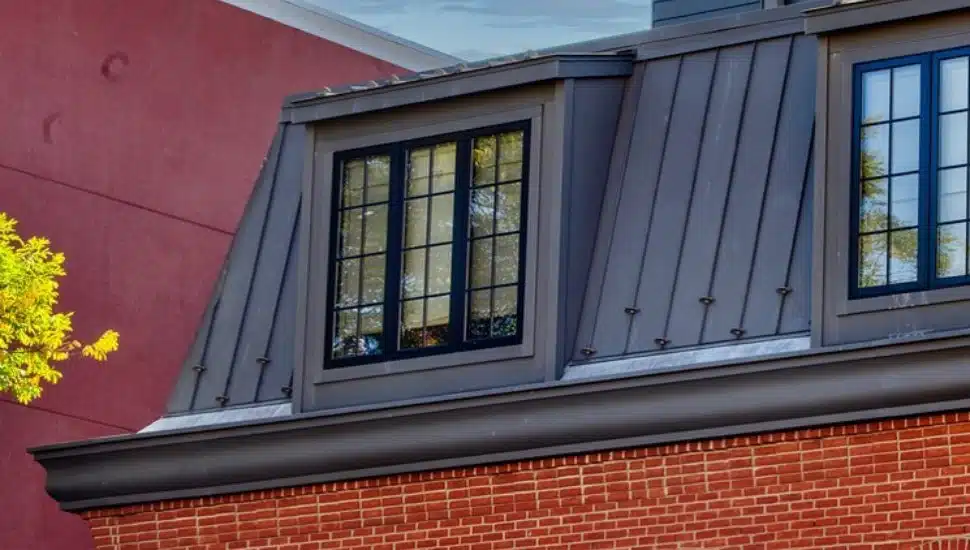A metal roof done by Helix Metalforming