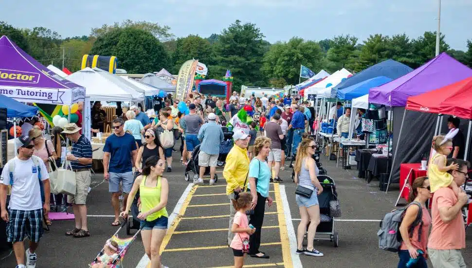 A previous year's Northampton Day Festival