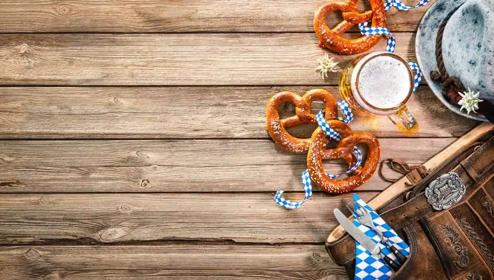 Oktoberfest apparel and food