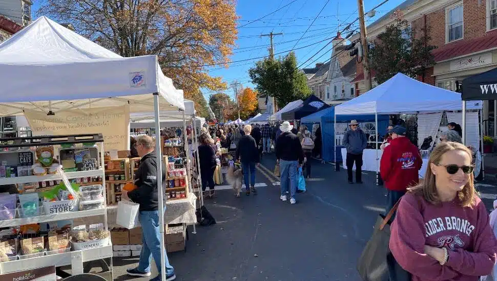 Olde Langhorne Harvest Day held in 2022.