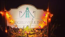 The sign for The Riegelsville Inn