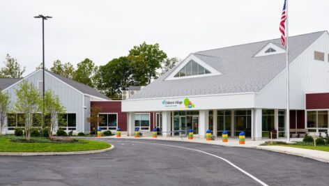 The exterior of the new Children's Village