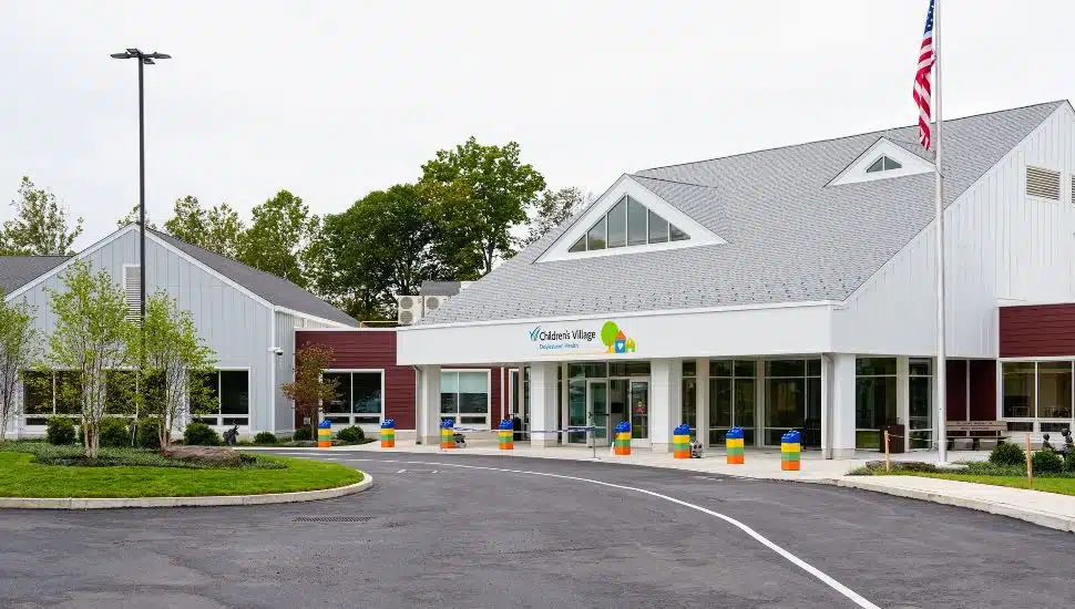 The exterior of the new Children's Village