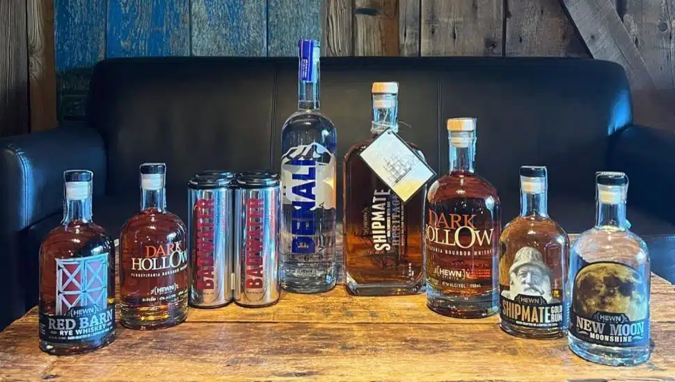 Hewn Spirit bottles