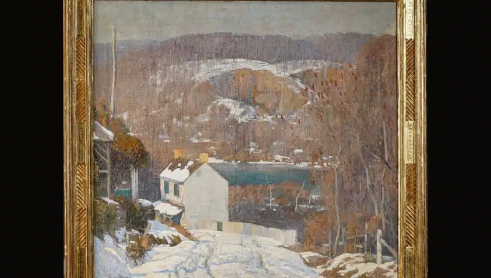 idyllic landscape scenery painting