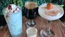 a collection of Hops & Hardware cocktails