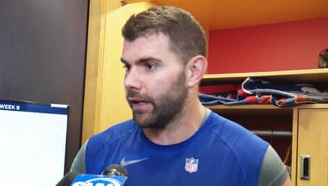 Justin Pugh interview for NFL Giants